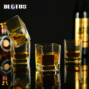 Ensemble de verres à whisky carrés épais et lourds en cristal, style Old Fashioned, pour alcool, whisky, bourbon, <span class=keywords><strong>tequila</strong></span> - Product Image 6