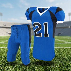 Uniformes de football américain en polyester pour adultes, vente en gros, impression par sublimation, vêtements d'équipe personnalisés, respirants, unisexes, service OEM - Product Image 3
