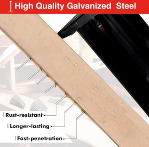 Clous pneumatiques argentés 8016 en promotion pour la décoration de meubles, agrafes de type T, clous T20 T50, agrafes de série 16Ga/18Ga pour palettes - Product Image 2