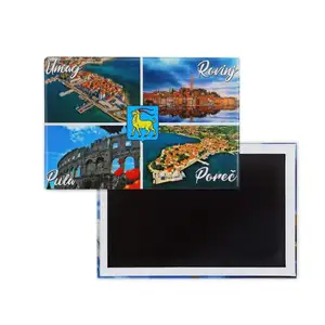 Toerisme Custom Foto Portugal Uk Roemenië Souvenirs Tin Koelkast Magneet Gemaakt In China Souvenir Magneten Voor Koelkast