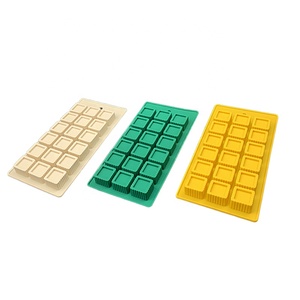 18-Cavity <b>Silicone</b> Molds for <b>Baking</b> Pudding DIY Candy Jelly Chocolate Easy Use Clean - Product Image 6