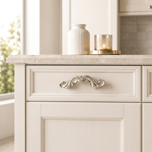 AK Brass Attractive Metal Cabinet Handle <b>Silver</b> Finish Premium Quality Shelf <b>Door</b> Furniture Decorative Hardware Luxury - Product Image 4