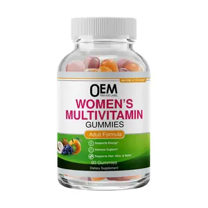 Multi-Vitaminen Gummies Voor Mannen En Vrouwen Biotine Zink Vitamine C, E Immuun Gummy