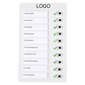 Tablero de verificación de plástico creativo con logotipo personalizado al por mayor, mini Bloc de notas de hábitos de estudiantes, lista de verificación de PP para regalo promocional. - Product Image 3