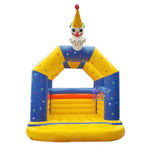 Tobogán inflable de castillo inflable hecho a medida de lona de PVC con soplador, castillo hinchable de payaso, Castillo Gonflable - Product Image 4