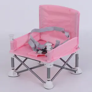 Cadeira de jantar portátil dobrável, cadeirinha com placa cinto para assento, cadeira de jantar para crianças