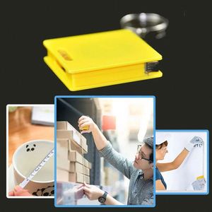 Universal Utility Measuring Tape Keyring and Spirit Level Device 1 Meter Retractable Tape Measure Keychain Attachment - Product Image 6