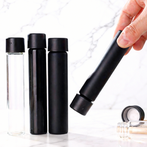 Flacon en verre borosilicate Poketable de 15 ml pour capsules, compléments alimentaires, flacons en verre avec bouchon à sécurité enfant - Product Image 3