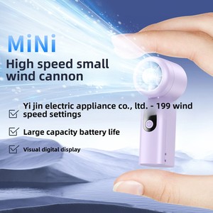 <span class=keywords><strong>Ventilador</strong></span> de Mano Portátil 2026, Mini <span class=keywords><strong>Ventilador</strong></span> Turbo de Alta Velocidad, Recargable, de Bolsillo, con Motor sin Escobillas - Product Image 4