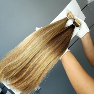 Extensiones de Cabello Humano Remy 100% de Dragonbeauty Factory, de 10 a 30 Pulgadas, de Alta Calidad, Rusas, con Cinta Adhesiva, Lisas, Naturales, Ombre, Balayage - Product Image 3