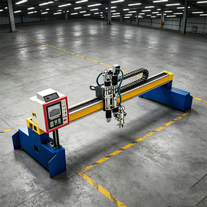 Découpeuse plasma CNC à <span class=keywords><strong>portique</strong></span> standard économique <span class=keywords><strong>pour</strong></span> la découpe et l'agencement de tôles métalliques grand format - Product Image 2
