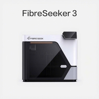 Imprimante 3D industrielle de précision à double extrudeur FibreSeeker3 pour la fabrication de pièces structurelles de drones UAV en fibre de carbone continue avec nivellement automatique