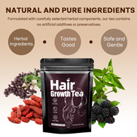 Teh Herbal Alami Mentah Kelas Premium dalam Kemasan Sachet untuk Pencegahan Rambut Rontok