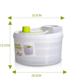Essoreuse à salade manuelle pour cuisine, sécheuse et laveuse de légumes et salades, passoire rotative pour fruits et légumes - Product Image 5