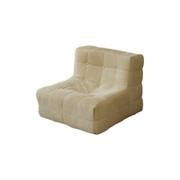 Canapé paresseux - Fauteuil décontracté individuel pour salon - Canapé tendance en forme de ver pour la détente sur balcon et la décoration intérieure