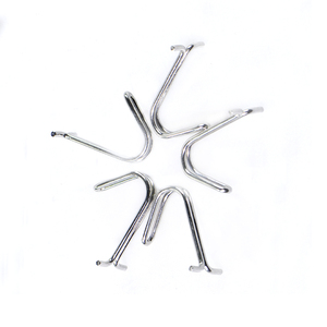 Hiển thị kim loại treo móc hiển thị đồng bằng kết thúc thịt Móc cho rèm phòng tắm - Product Image 3