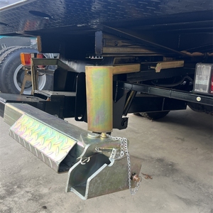 Camion de dépanneuse HOWO 4x2 5 tonnes plate-forme polyvalente transporteur de voiture dépanneuse de récupération de route <span class=keywords><strong>plateau</strong></span> coulissant inclinable un à deux avec <span class=keywords><strong>grue</strong></span> - Product Image 3
