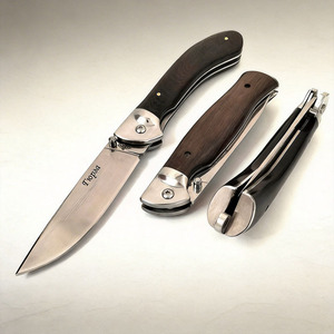 Couteau pliant extérieur <span class=keywords><strong>russe</strong></span> de haute qualité couteau de poche Camping de survie sur le terrain avec manche en bois de santal - Product Image 5