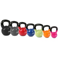 VIGFIT Offre Spéciale – Ensemble de Kettlebells Ajustables en Fonte Revêtues de Néoprène et PVC Semi-Vinyle, Gamme de Poids 8kg-40kg, pour Usage Commercial