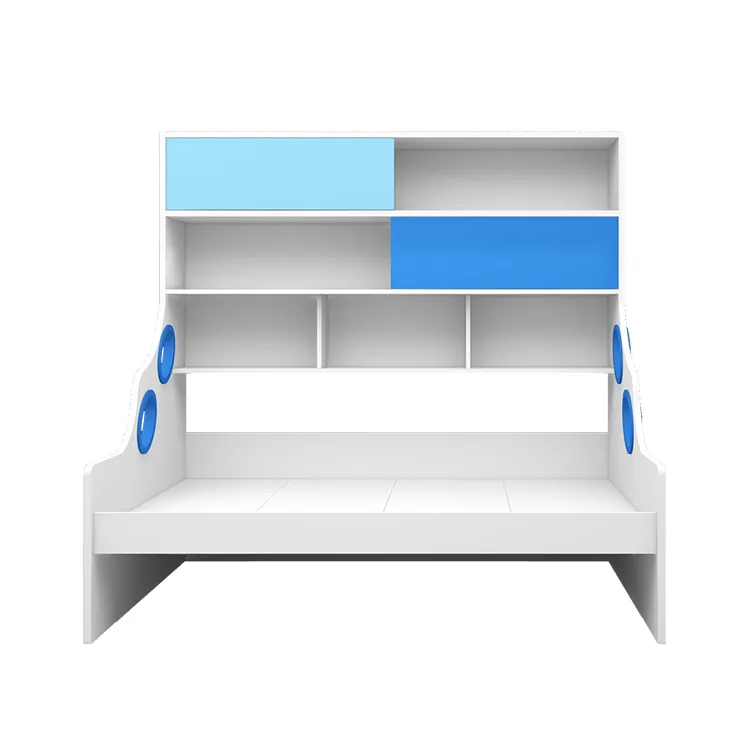 Высококачественная односпальная простая и экономичная, с ящиком, книжным шкафом, односпальная детская кровать