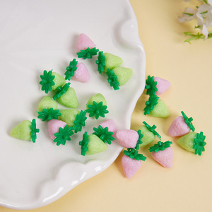 ของเล่นอาหารจิ๋ว, เค้กของหวาน DIY สตรอว์เบอร์รีจิ๋วเหมือนจริง, ของตกแต่งผลไม้ขนาดเล็ก, อุปกรณ์เสริม, โมเดลบ้านตุ๊กตา - Product Image 4