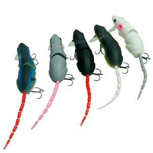 Señuelo de Pesca de Rata de Superficie de 15.5g, Señuelo de Rata Multisección, Señuelo Artificial, Crankbait de Rata, Wobbler, Pesca, Señuelos <span class=keywords><strong>para</strong></span> Lubina - Product Image 5