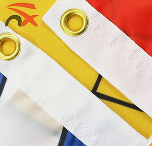 Promocional 100% Poliéster 3x5 pies Impresión <span class=keywords><strong>de</strong></span> un solo lado Banderas nacionales del país <span class=keywords><strong>Bandera</strong></span> <span class=keywords><strong>de</strong></span> <span class=keywords><strong>Kiribati</strong></span> para exteriores - Product Image 4