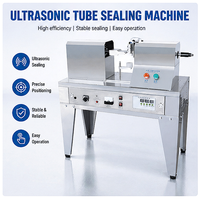 Machine de scellage de tubes cosmétiques semi-automatique à ultrasons certifiée CE, scelleuse de tubes, tube pliable