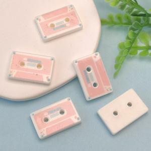 Mini résine bande son musique Flatback breloques Cabochon Miniature motif Applique ornement artisanat bricolage accessoires - Product Image 3