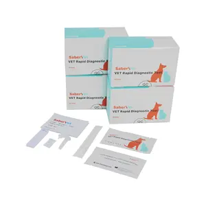 Veterinária eficaz um pet care kit de teste cinomose biotech parvovírus e cinomose canina cinomose kit teste rápido