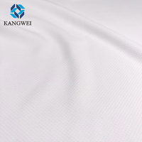 Tissu de sport en maille respirante Dryfit GRS Polydex 150 g/m² 100 % polyester à motif œil-de-perdrix pour maillots de football et t-shirts