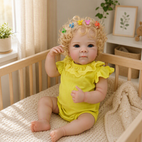 Poupée Reborn réaliste de 19 pouces en vinyle souple, jouet pour enfants, cadeau, vente en gros, personnalisable