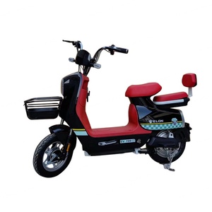 48V 12A Lead-Acid Battery Electric Scooter and <b>Bicycle</b> 350W Smart Digital City Bike for Adults Steel <b>Frame</b> Ebike - Product Image 2