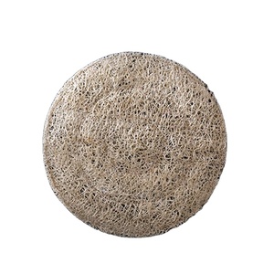 Wholesale Natural Loofah Tea Cup Mat Stylish Cup and Teapot Mat for Your Home or Cafe - Product Image 1