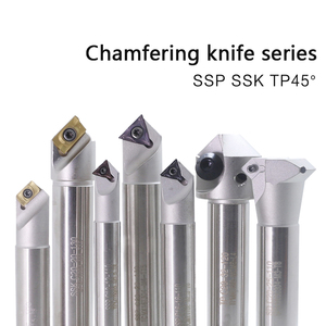 Suporte de ferramenta chanfrador de ponta abandonada para lâmina antiga de haste reta Ssp Ssk C20 C12 C1645 de lado único - Product Image 2