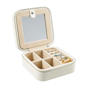 Đi văng hình màu hồng trắng và túi in Quà Tặng thiết lập vĩnh cửu Hoa Apple Giả Da Du Lịch tổ chức trường hợp hộp đồ trang sức cho trẻ em - Product Image 3