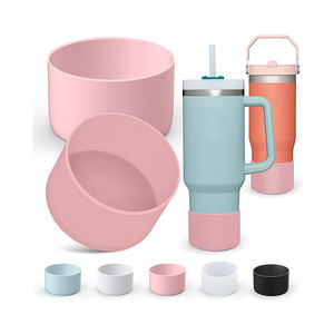 Gobelet de protection anti-dérapant en silicone pour gobelet <span class=keywords><strong>Stan</strong></span> Quench 30oz 40oz avec poignée - Product Image 1