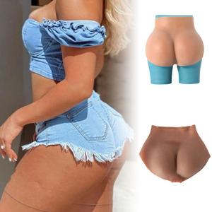 Women's Plus Size Large <strong>Bum</strong> Underwear 2.0CM Fake Buttocks Enhancer Padded Pants Hip Triangles Panty Butt Lift Silicone <strong>Leggings</strong> - Product Image 1