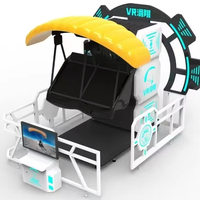 Simulador de Paracaidismo VR para Dos Jugadores, Máquina de Paracaidismo de Realidad Virtual 9D, Equipo de Experiencia de Vuelo para Parques de Diversiones