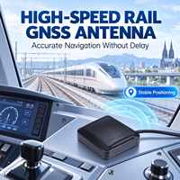 Antenne GPS/GNSS UNISIN haute sensibilité 28dBi 1575.42MHz, connectivité SMA, matériau ABS, pour caravane, camion, communication robuste