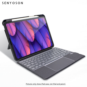 SYX <span class=keywords><strong>เคส</strong></span>คีย์บอร์ดไร้สายแบบแม่เหล็ก, สำหรับ <span class=keywords><strong>iPad</strong></span> Air 13 2024 12.9นิ้วพร้อมทัชแพด - Product Image 5