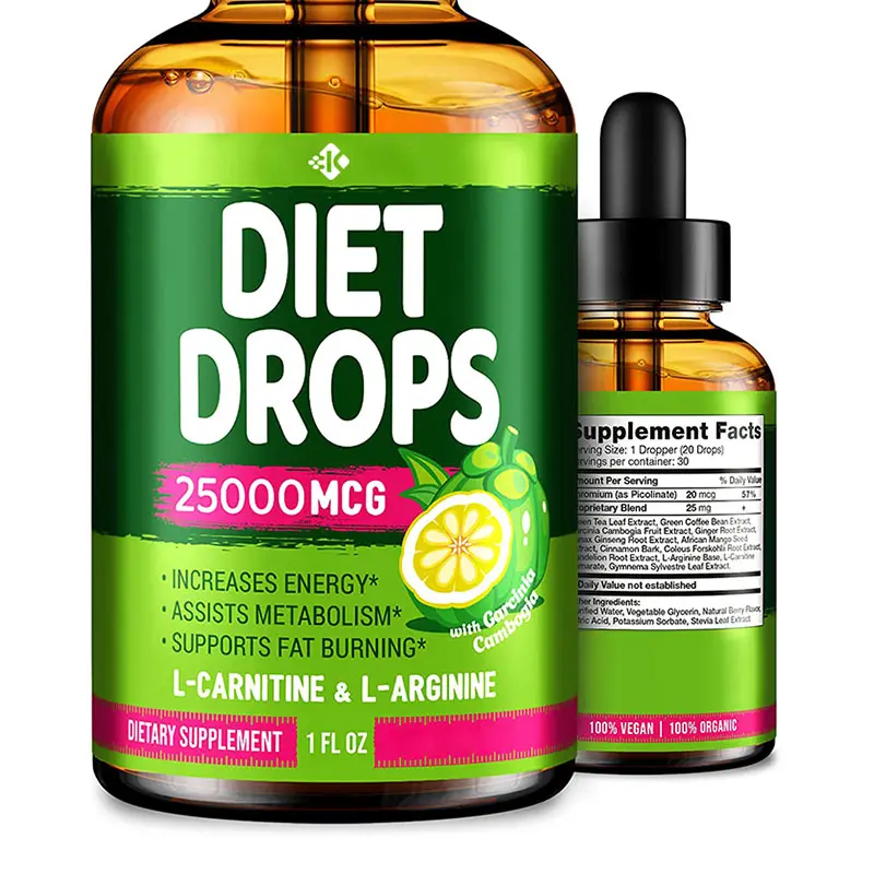 Bestseller Body Slimming Fat burner & Appetit zügler Supplement Bio Garcinia Cambogia Diät Abnehmen Detox Getränke