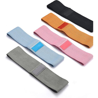 Set de Bandas de Resistencia Portátiles en Oferta, Bandas Elásticas de Punto para Pilates, Yoga y Ejercicios de Cadera