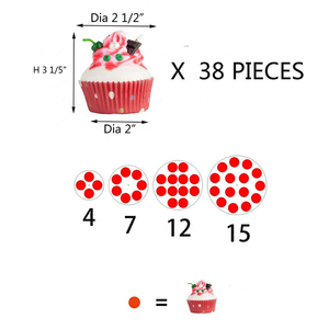 <span class=keywords><strong>4</strong></span> Tier <span class=keywords><strong>Acrylic</strong></span> cupcake đứng hiển thị cupcake tháp có thể tháo rời vòng <span class=keywords><strong>Acrylic</strong></span> hiển thị thực phẩm đứng với cơ sở cho tiệc cưới - Product Image 6