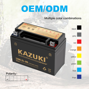12N6.5L-BS <span class=keywords><strong>KAZUKI</strong></span> precio de fábrica 12V 6.5AH Aki Motor sellado sin mantenimiento GEL motocicleta batería de plomo ácido - Product Image 6