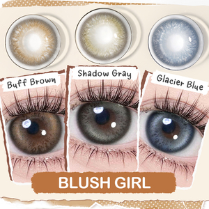 Spedizione Gratuita Lenti a Contatto Colorate Magister Blush 14.2mm Morbide <span class=keywords><strong>HEMA</strong></span> Cosmetiche per Trucco Occhi Grandi Lenti Colorate Ingrosso - Product Image 2
