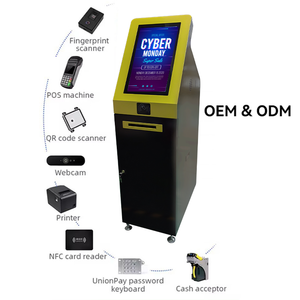 Quiosco Interactivo de Punto de Venta de Autoservicio al por Mayor, Máquinas ATM para Depósito de Efectivo, Aceptador de Billetes y Monedas, Cambiador de Dinero, Impresión A4 - Product Image 2