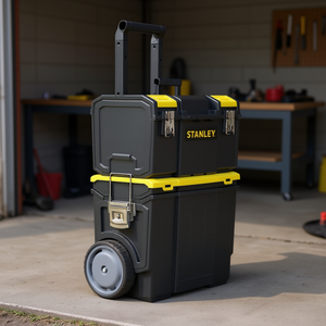 Stanley Mobile Workcenter 3 In 1 <b>Tool</b> <b>Storage</b> With Wheels And Handle - Product Image 3