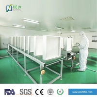 Fabricantes de China campana de flujo Laminar 99.999% Absolute Deep o Mini Filtro de caja plisada filtros HEPA y ULPA para sala de limpieza