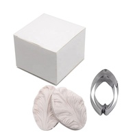 AK Gum paste Tulpen schleier und Cutter Set Ader form Sugar paste Flower Craft Making Tool A350 & VM093 Kuchen dekoration Silikon